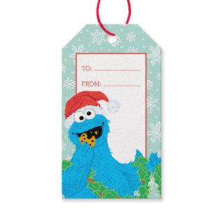 Holiday Scribble Cookie Monster Gift Tags