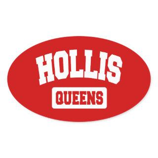 Hollis, Queens, NYC Oval Sticker