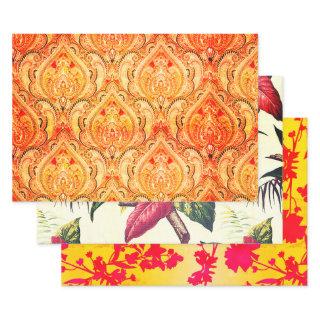 Hollywood Tropic, Bruxelles Apricot, and Pop Art  Sheets