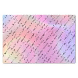 Holographic All-Over Print Text Tissue Paper
