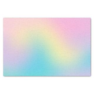 holographic iridescent unicorn gradient pastel tissue paper