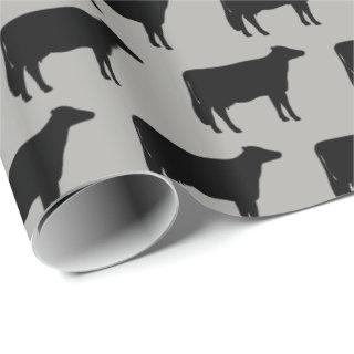 Holstein Cow Silhouettes Pattern
