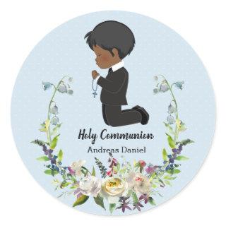 Holy Communion wreath Classic Round Sticker