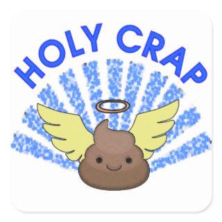 Holy Crap Square Sticker