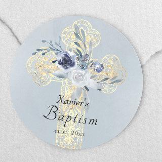 Holy Cross Baptism  Classic Round Sticker