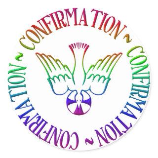 Holy Spirit - Confirmation Classic Round Sticker