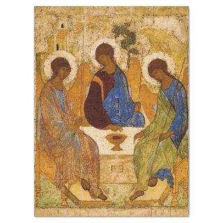 Holy Trinity by Andrey Rublev Tissue Paper