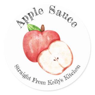 Home Canning Business Apple Sauce Food Label