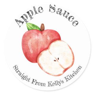 Home Canning Business Apple Sauce Food Label