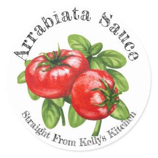 Home Canning Business Arrabiata Pasta Sauce Label