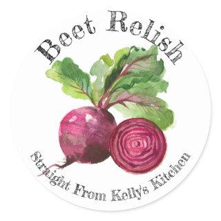 Home Canning Business Beet Relish Food Label