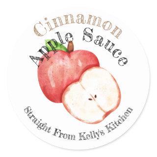 Home Canning Business Cinnamon Apple Sauce Label