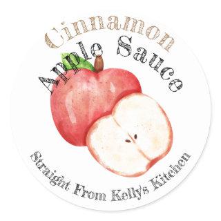 Home Canning Business Cinnamon Apple Sauce Label