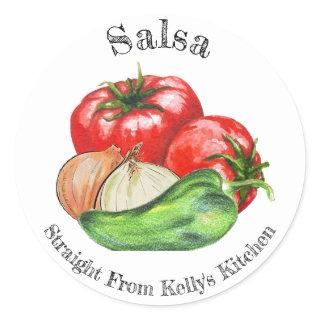 Home Canning Business Tomato Salsa Food Label