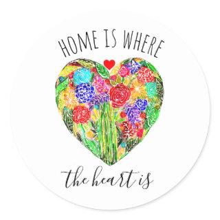 Home Is Where The Heart Is Sticker