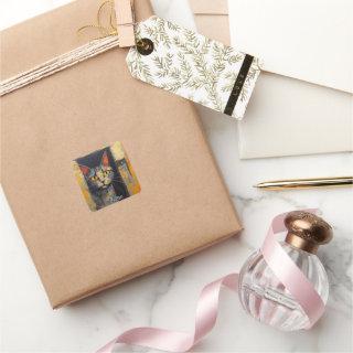 Home Square Sticker