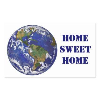 Home Sweet Home Earth Stickers