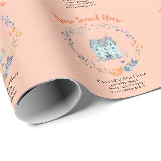 Home Sweet Home Real Estate Personalized Name Chic
