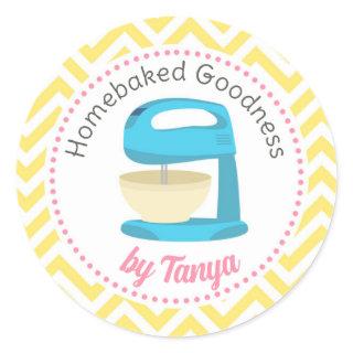 Homebaked Personalized Stickers - Standing Mixer