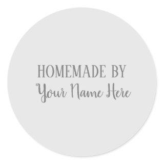 Homemade By Bakery Cookie Cake Bright Fun Classic Round Sticker