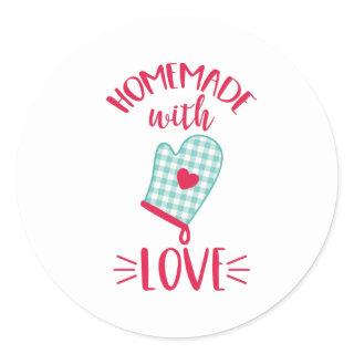 Homemade Love Classic Round Sticker
