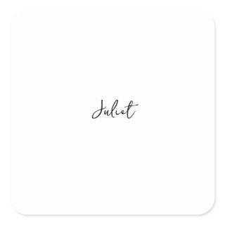 Homemade Miss To Mrs Most Popular Bridal Shower Square Sticker