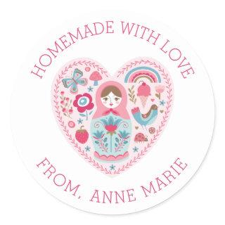 Homemade With Love Sticker