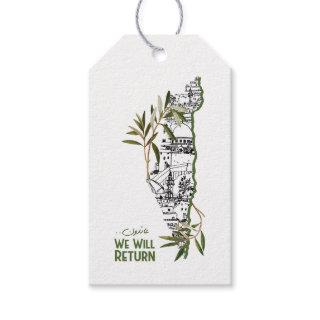 Homes Within the Map, Embraced by Olive Branches Gift Tags