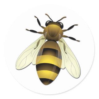 Honey Bee Classic Round Sticker