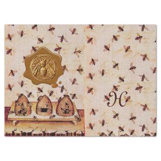 HONEY BEE HIVES ,BEEKEEPING, BEEKEEPER WAX SEAL TISSUE PAPER