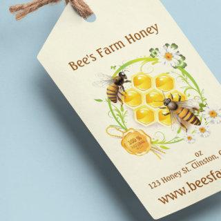Honey Bee Honey Seller Beekeeper Apiarist Custom Gift Tags