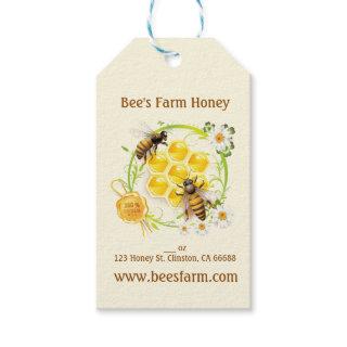 Honey Bee Honey Seller Beekeeper Apiarist Gift Tags