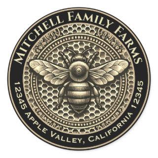 Honey Bee Label