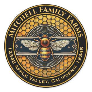 Honey Bee Label