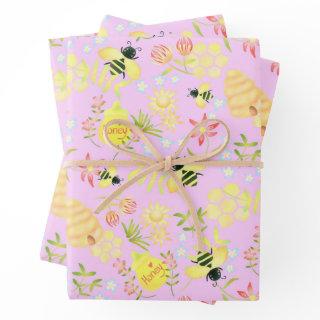 Honey Bee Pink  Sheets