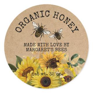 Honey Jar Labels Honeybee Honeycomb Bee Apiary
