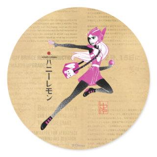 Honey Lemon on the Run Classic Round Sticker