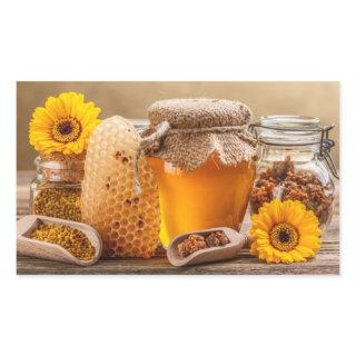 Honey Rectangular Sticker