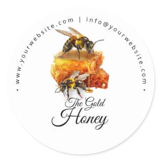 Honey Seller - Beekeeper  Classic Round Sticker