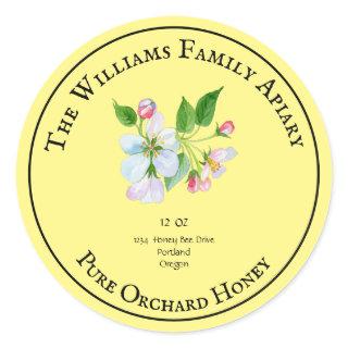 Honeybee Honey Jar Apiary Label |  Orchard Honey