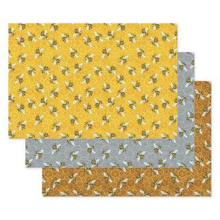 Honeybee Honeycomb Beehive Bees Apiary Patterns  Sheets