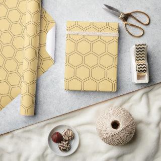 Honeycomb Pattern Honey-Yellow Beekeeper