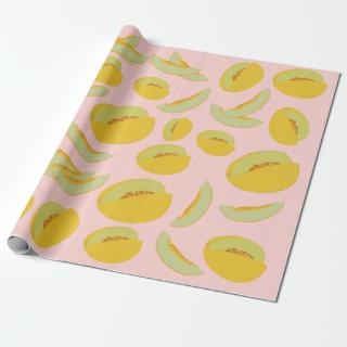 Honeydew Melons Fruit Pattern