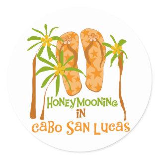 Honeymoon Cabo San Lucas Tshirts and Gifts Classic Round Sticker