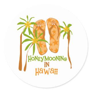 Honeymooning in Hawaii Sticker
