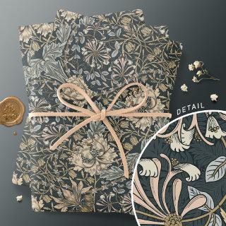 Honeysuckle Delight William Morris Larkspur  Sheets
