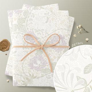 Honeysuckle Delight William Morris Larkspur  Sheets