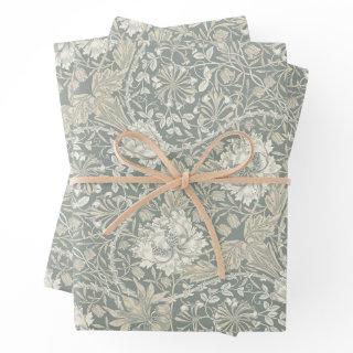 Honeysuckle Delight William Morris Larkspur  Sheets