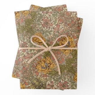 Honeysuckle Delight William Morris Larkspur  Sheets