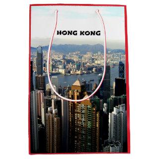 Hong Kong Cityscape Medium Gift Bag